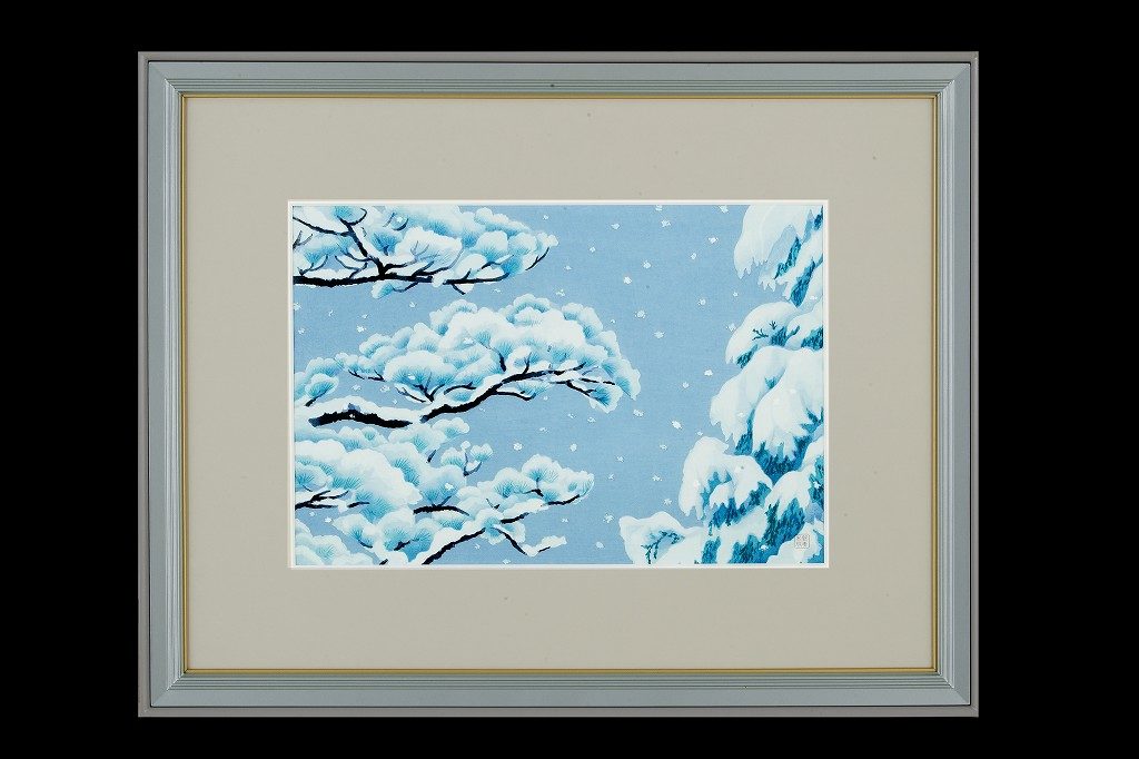 ゴーギャン、【豚と馬のいる風景】、希少な画集画、新品高級額 額装付