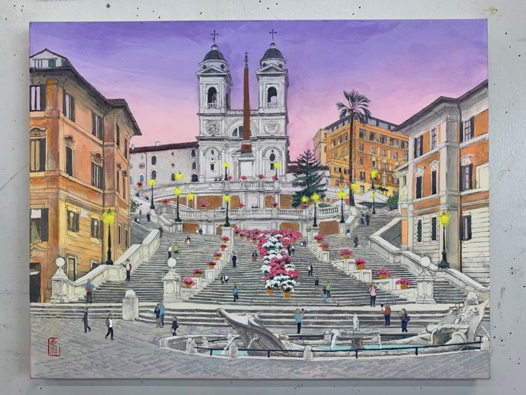 日本画スペイン広場