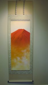 買激安◆ 中川幸彦 『 瀑聲 』 日本画 掛軸