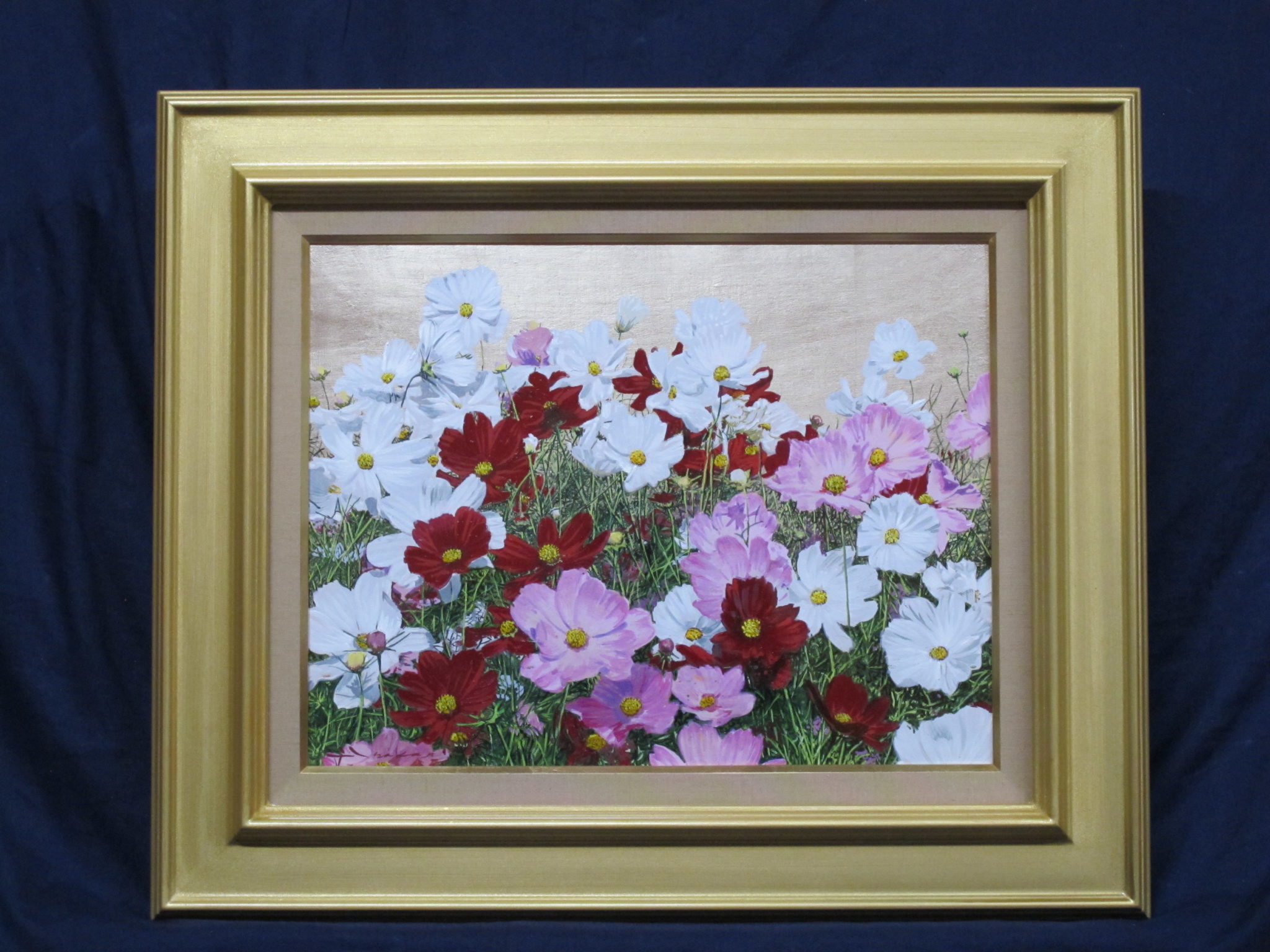 井阪仁 コスモス 6号 | 美濃和紙・掛軸・絵画の販売、買取なら(株)後藤 