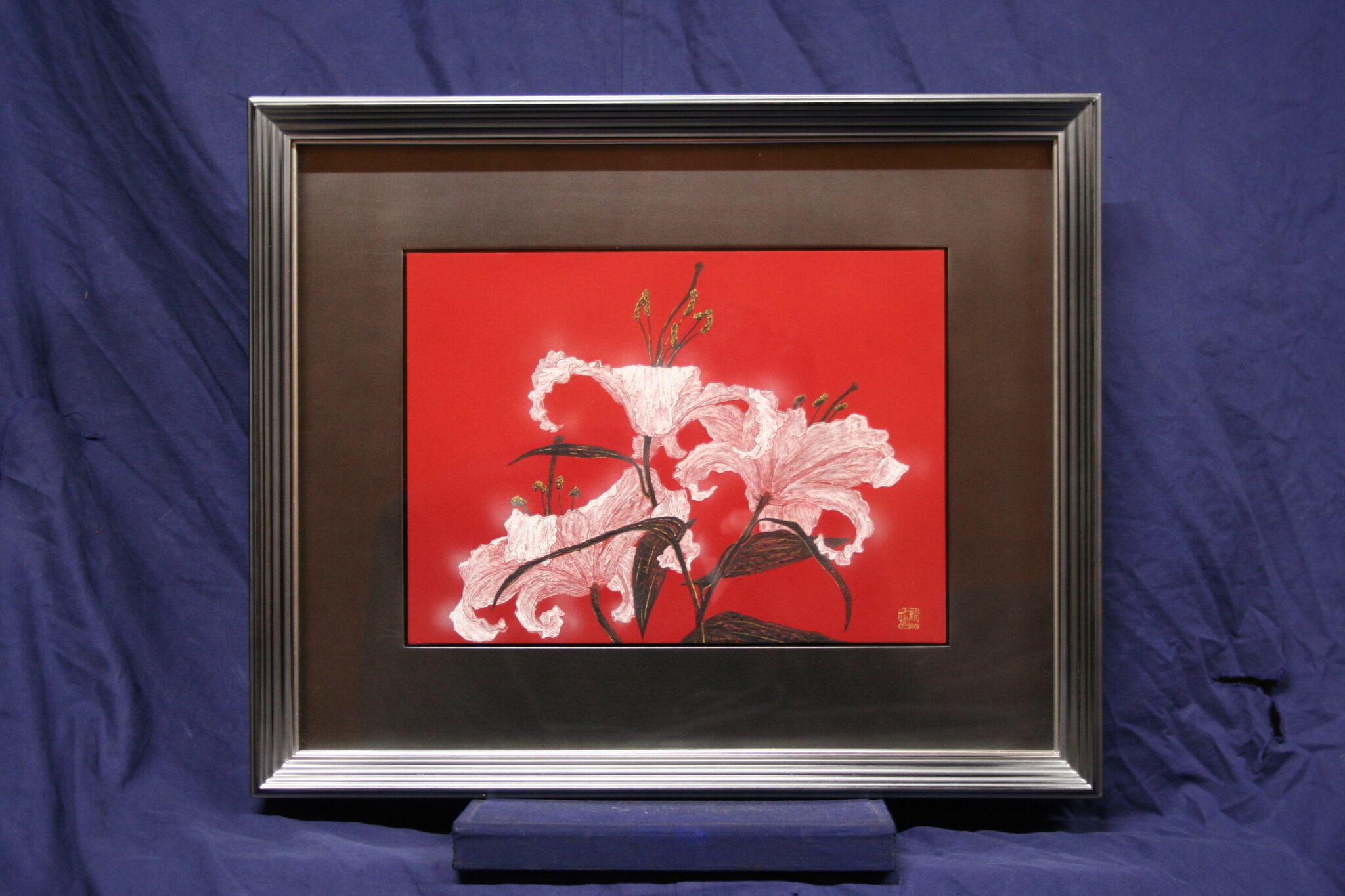 新山拓 PRAYER-Holy-flower 4号 | 美濃和紙・掛軸・絵画の販売、買取 