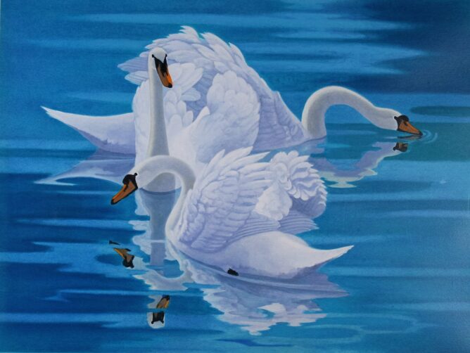 おうちギャラリー 杉山寧先生「淑」版画を紹介します | 絵画・掛軸 