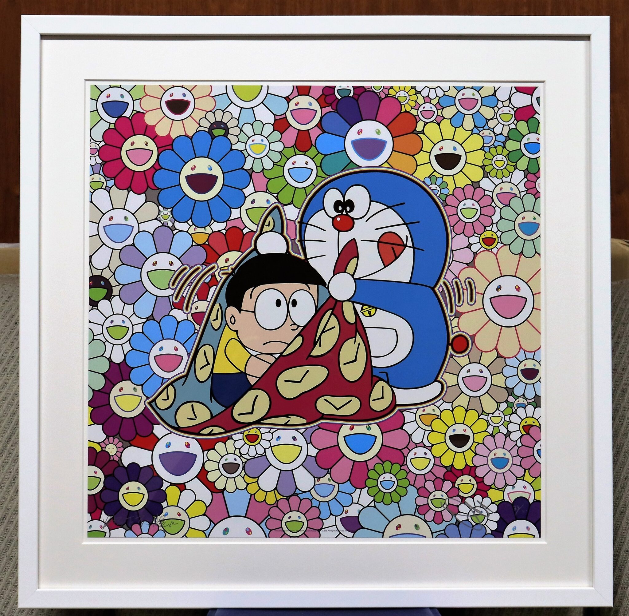 おうちギャラリー 村上隆先生の タイムふろしき ｵﾌｾｯﾄ版画を紹介します 