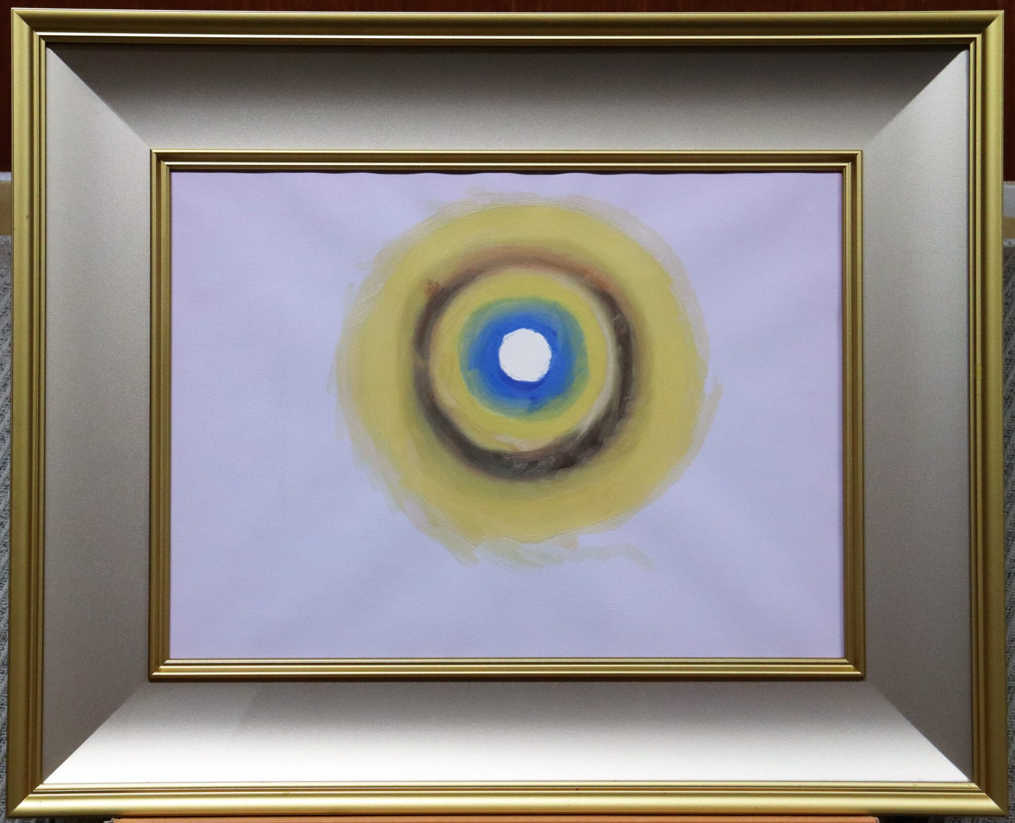 おうちギャラリー 熊谷守一先生 朝の日輪 版画を紹介します。 | 絵画 