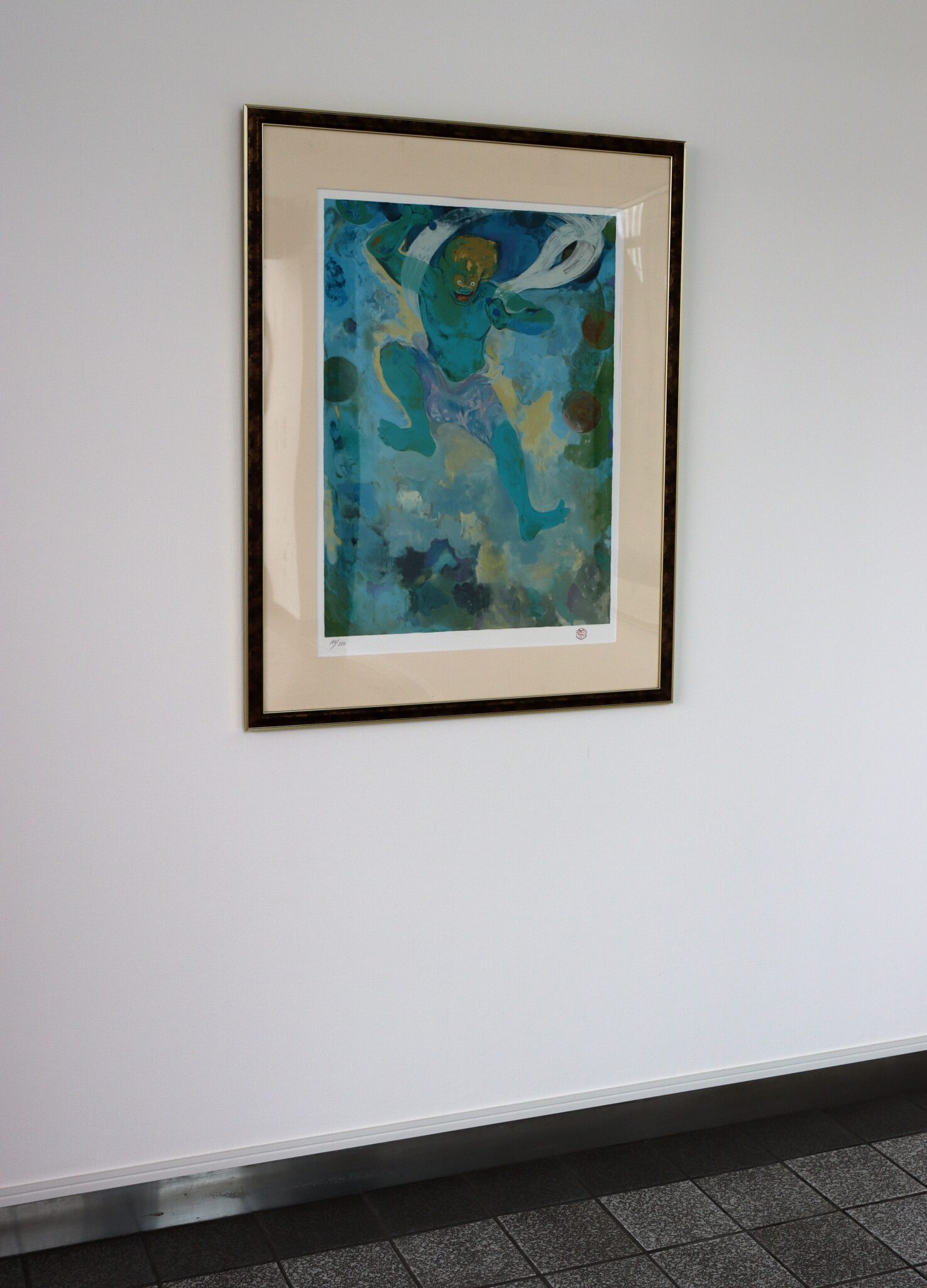 加藤栄三先生の「雷神」版画を紹介します。 | 美濃和紙・掛軸・絵画の 
