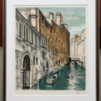 荻須高徳ベニス EA絵寸46×39荻須高徳クーロンヌ通り　絵寸54.5×45.0ｃｍ
