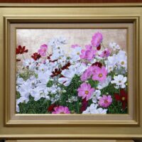 井阪仁　篠田桃紅　荻須高徳　大橋翠石　棟方志功　児玉幸雄　三岸節子　前田青邨　川合玉堂　平山郁夫　伊藤小坡　　堀文子　秋野不矩　草間彌生　片岡球子　　 新山拓　鈴木強　藤田嗣治　武蔵原裕二　森田りえ子　梅原龍三郎