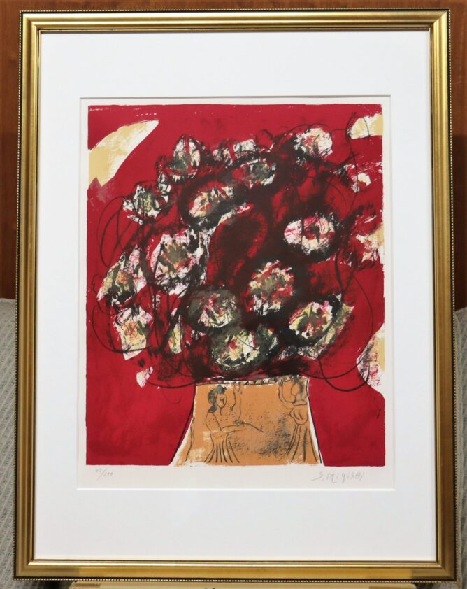 三岸節子 花Ⅱ | 美濃和紙・掛軸・絵画の販売、買取なら(株)後藤紙店・後藤画廊